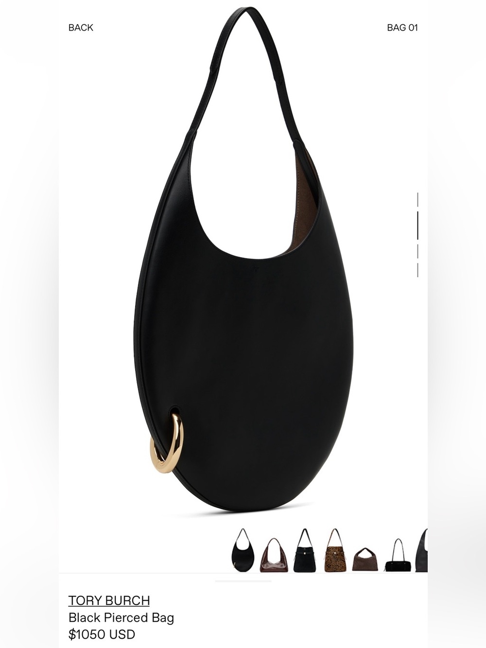 Viral Tory Burch Pierced Shoulder Bag - Picture 2 of 12